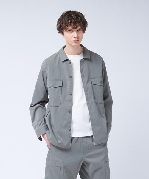 ABAHOUSE（アバハウス）の「DRY MIX ﾕｰﾃｨﾘﾃｨｰｼｬﾂ（シャツ/ブラウス・メンズ・チャコールグレー/グレイッシュベージュ/カーキ/グレイッシュブルー・44/48/46）」の3枚目の写真