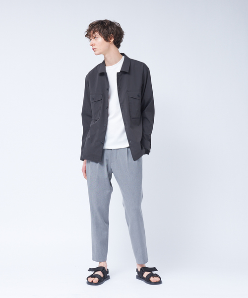 ABAHOUSE（アバハウス）の「DRY MIX ﾕｰﾃｨﾘﾃｨｰｼｬﾂ（シャツ/ブラウス・メンズ・チャコールグレー/グレイッシュベージュ/カーキ/グレイッシュブルー・44/48/46）」の14枚目の写真