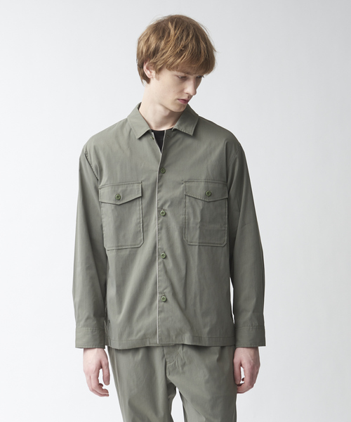 ABAHOUSE（アバハウス）の「DRY MIX ﾕｰﾃｨﾘﾃｨｰｼｬﾂ（シャツ/ブラウス・メンズ・チャコールグレー/グレイッシュベージュ/カーキ/グレイッシュブルー・44/48/46）」の19枚目の写真