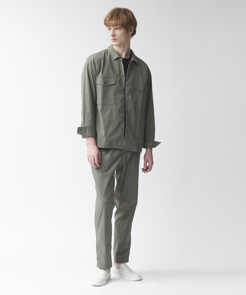 ABAHOUSE（アバハウス）の「DRY MIX ﾕｰﾃｨﾘﾃｨｰｼｬﾂ（シャツ/ブラウス・メンズ・チャコールグレー/グレイッシュベージュ/カーキ/グレイッシュブルー・44/48/46）」の20枚目の写真