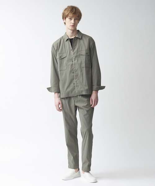 ABAHOUSE（アバハウス）の「DRY MIX ﾕｰﾃｨﾘﾃｨｰｼｬﾂ（シャツ/ブラウス・メンズ・チャコールグレー/グレイッシュベージュ/カーキ/グレイッシュブルー・44/48/46）」の21枚目の写真