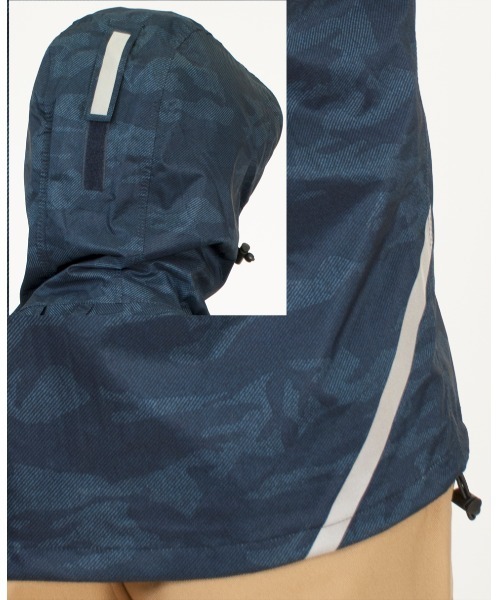 EDWIN（エドウィン）の「【EDWIN】ベリオス レインジャケット PRO EW-500（マウンテンパーカー・メンズ・インディゴブルー/その他/オリーブ・L/LL/M）」の6枚目の写真