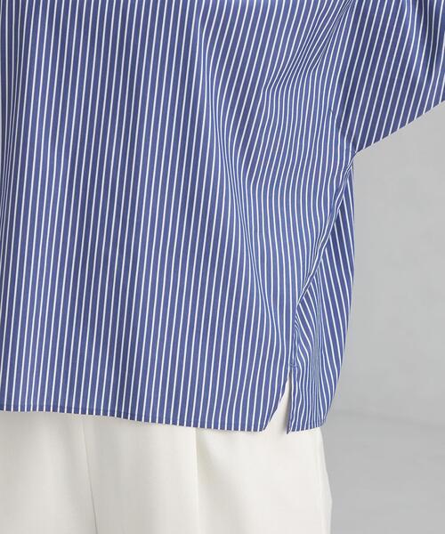 green label relaxing（グリーンレーベルリラクシング）の「CB コットン ブロード 袖 ギャザー ブラウス（シャツ/ブラウス・レディース・ブラック/ライム/その他1/ホワイト・FREE）」の11枚目の写真