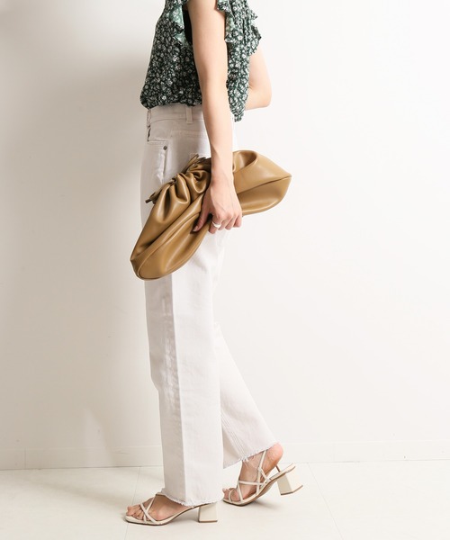 SLOBE IENA（スローブイエナ）の「LE DENIM カットオフスリムデニムパンツ【洗濯機使用可能】◆（デニムパンツ・レディース・ホワイト/ブルー/グレー系その他・40/38/36）」の20枚目の写真