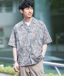 ITEMS URBANRESEARCH | オープンカラー 総柄半袖シャツ(シャツ/ブラウス)