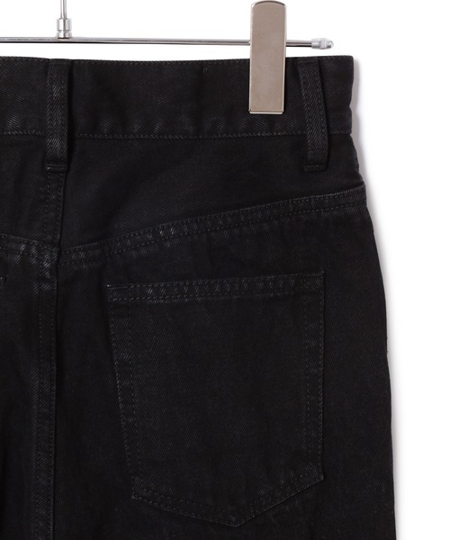 ADAM ET ROPE'(アダムエロペ)の「【WEB限定】カラーデニムセンターラインパンツ(デニムパンツ・レディース・ライトグレー/ブラック・38/36/34)」の3枚目の写真