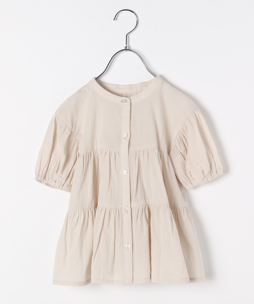 GLOBAL WORK（グローバルワーク）の「2way楊柳ブラウス/キッズ/939865（シャツ/ブラウス・キッズ・オフホワイト/ブルー系その他7/ホワイト・110cm/100cm/120cm/130cm/140cm/150cm/160cm）」の12枚目の写真