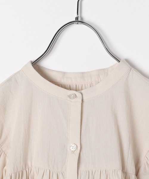 GLOBAL WORK（グローバルワーク）の「2way楊柳ブラウス/キッズ/939865（シャツ/ブラウス・キッズ・オフホワイト/ブルー系その他7/ホワイト・110cm/100cm/120cm/130cm/140cm/150cm/160cm）」の16枚目の写真