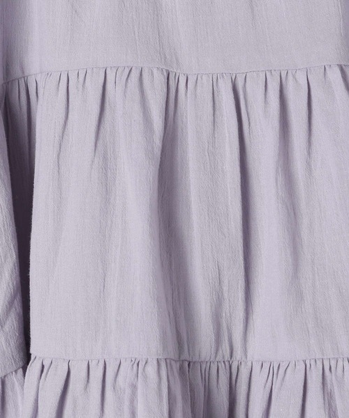 GLOBAL WORK（グローバルワーク）の「2way楊柳ブラウス/キッズ/939865（シャツ/ブラウス・キッズ・オフホワイト/ブルー系その他7/ホワイト・110cm/100cm/120cm/130cm/140cm/150cm/160cm）」の6枚目の写真