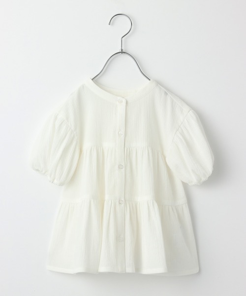 GLOBAL WORK（グローバルワーク）の「2way楊柳ブラウス/キッズ/939865（シャツ/ブラウス・キッズ・オフホワイト/ブルー系その他7/ホワイト・110cm/100cm/120cm/130cm/140cm/150cm/160cm）」の22枚目の写真