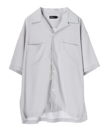 CRAFT STANDARD BOUTIQUE | オープンカラーポリトロBIGシャツ　＊(シャツ/ブラウス)