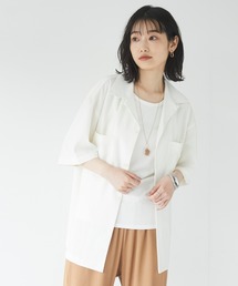 CRAFT STANDARD BOUTIQUE | オープンカラーポリトロBIGシャツ　＊(シャツ/ブラウス)
