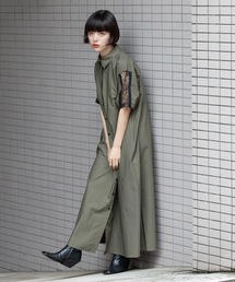 La SRIC | La SRIC / レーススリーブシャツワンピース(ワンピース)