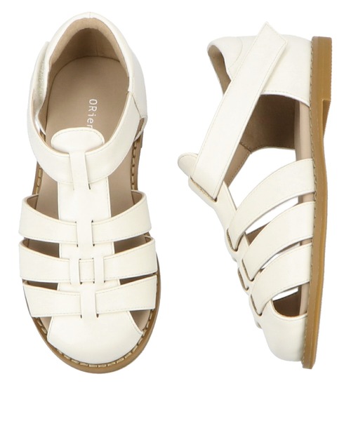 ORiental TRaffic（オリエンタルトラフィック）の「キッズ グルカサンダル K-122 15.0cm～20.0cm（サンダル・キッズ・ホワイト/ブラック/ブラウン・15.0cm/19.0cm/17.0cm/16.0cm/18.0cm/20.0cm）」の7枚目の写真