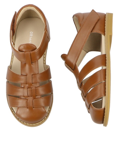 ORiental TRaffic（オリエンタルトラフィック）の「キッズ グルカサンダル K-122 15.0cm～20.0cm（サンダル・キッズ・ホワイト/ブラック/ブラウン・15.0cm/19.0cm/17.0cm/16.0cm/18.0cm/20.0cm）」の9枚目の写真