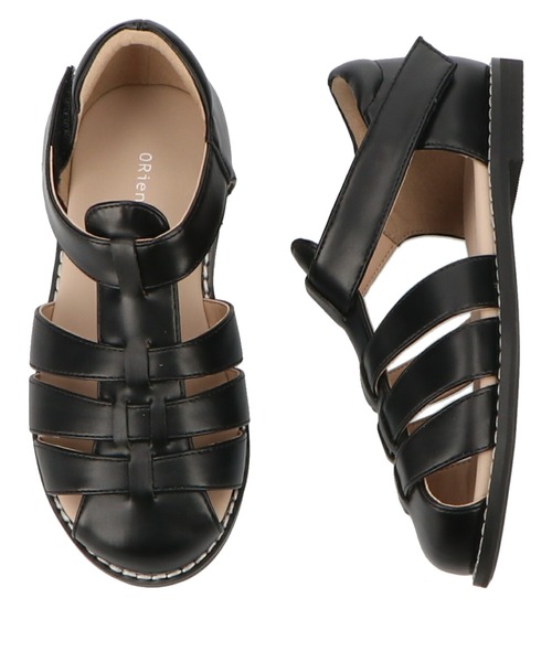 ORiental TRaffic（オリエンタルトラフィック）の「キッズ グルカサンダル K-122 15.0cm～20.0cm（サンダル・キッズ・ホワイト/ブラック/ブラウン・15.0cm/19.0cm/17.0cm/16.0cm/18.0cm/20.0cm）」の8枚目の写真