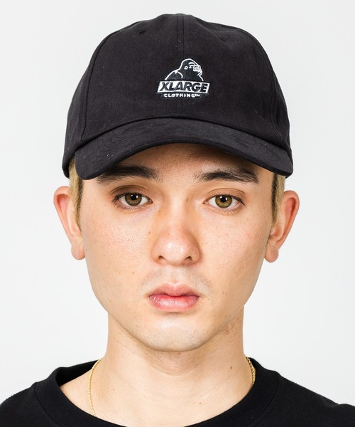 XLARGE（エクストララージ）の「SLANTED OG 6PANEL CAP（キャップ・メンズ・ブラック/バーガンディー/ネイビー/ベージュ・ONE SIZE）」の5枚目の写真