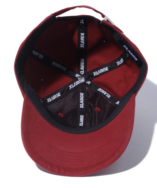 XLARGE（エクストララージ）の「SLANTED OG 6PANEL CAP（キャップ・メンズ・ブラック/バーガンディー/ネイビー/ベージュ・ONE SIZE）」の11枚目の写真