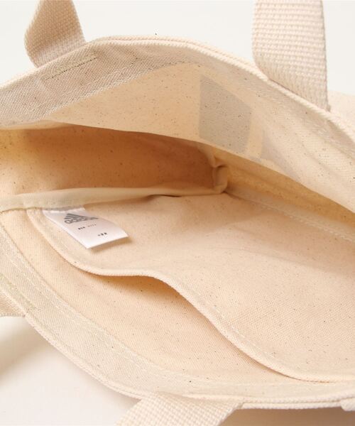 adidas(アディダス)の「キャンバストートバッグ ミニバッグ 61162(トートバッグ・メンズ・ブラック/ピンク/ブルー/グリーン/ホワイト・FREE)」の6枚目の写真