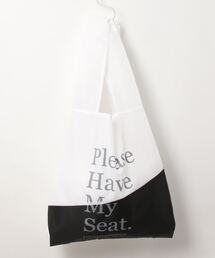 【ETHICALTOMORROW】再生PETのBAGでHave My Seatと囁くBAG