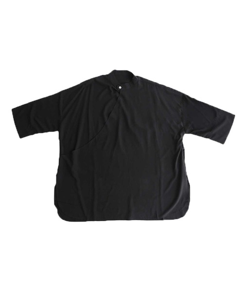 antiqua（アンティカ）の「目を惹く。カシュクールシャツ（シャツ/ブラウス・レディース・スモークピンク/オフホワイト/ブラック/ミント・FREE）」の19枚目の写真