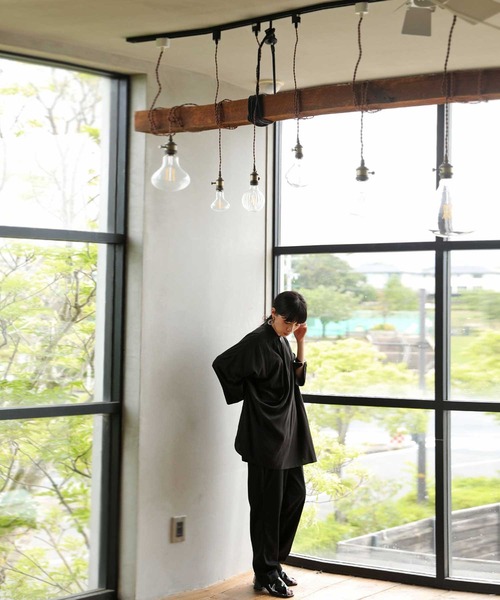 antiqua（アンティカ）の「目を惹く。カシュクールシャツ（シャツ/ブラウス・レディース・スモークピンク/オフホワイト/ブラック/ミント・FREE）」の9枚目の写真