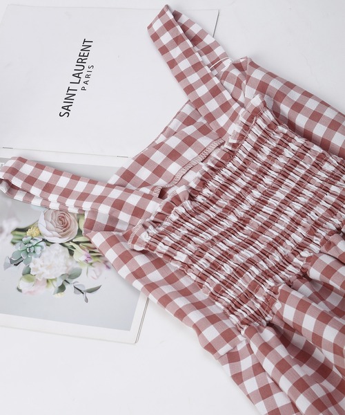 MAISON DE THERESE(メゾン ド テレーズ)の「ギンガムチェックワンピース(ワンピース・レディース・D/C/B/A・M)」の15枚目の写真