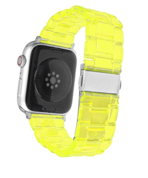 Urban Coral（アーバンコーラル）の「Apple Watch Band / アップルウォッチ バンド クリアレジン / Urban Coral（デジタル腕時計・レディース・ライトブルー/ブラック/パープル/ピンク/イエロー/オレンジ/ブルー/クリア・40mm/44mm）」の6枚目の写真