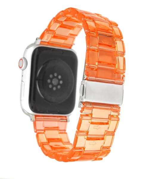 Urban Coral（アーバンコーラル）の「Apple Watch Band / アップルウォッチ バンド クリアレジン / Urban Coral（デジタル腕時計・レディース・ライトブルー/ブラック/パープル/ピンク/イエロー/オレンジ/ブルー/クリア・40mm/44mm）」の8枚目の写真