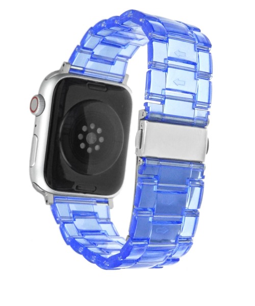 Urban Coral（アーバンコーラル）の「Apple Watch Band / アップルウォッチ バンド クリアレジン / Urban Coral（デジタル腕時計・レディース・ライトブルー/ブラック/パープル/ピンク/イエロー/オレンジ/ブルー/クリア・40mm/44mm）」の4枚目の写真