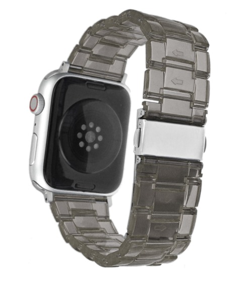 Urban Coral（アーバンコーラル）の「Apple Watch Band / アップルウォッチ バンド クリアレジン / Urban Coral（デジタル腕時計・レディース・ライトブルー/ブラック/パープル/ピンク/イエロー/オレンジ/ブルー/クリア・40mm/44mm）」の2枚目の写真
