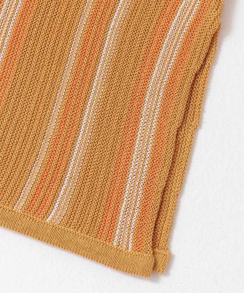 KBF(ケイビーエフ)の「マルチストライプノースリーブニット(ニット/セーター・レディース・ブラウン/オレンジ/パープル系その他・ONE)」の13枚目の写真