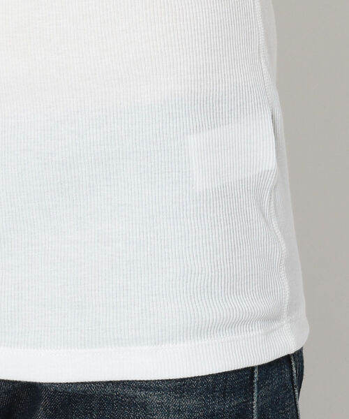 qwerty（クワーティ）の「QWERTY (クワーティ)TANK TOP/タンクトップ（タンクトップ・メンズ・ホワイト/ブラック・MEDIUM/LARGE）」の8枚目の写真