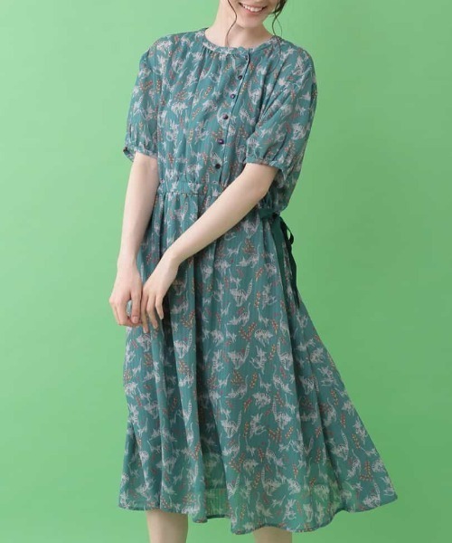 Jocomomola ホコモモラ の Baile De Gato ねこプリントワンピース ワンピース Wear