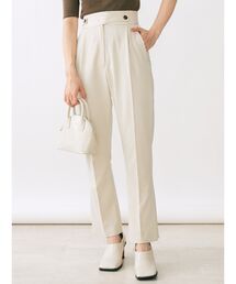 センタープレスストレートパンツ