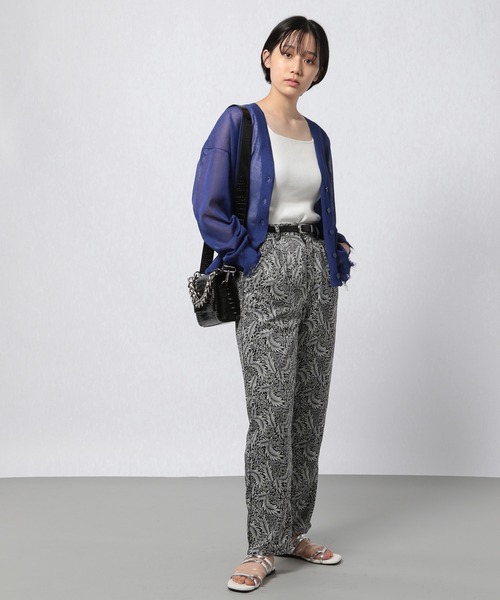 PAGEBOY（ページボーイ）の「ネオボヘミアンガラパンツ（その他パンツ・レディース・ブラック系その他/ネイビー系・FREE）」の12枚目の写真