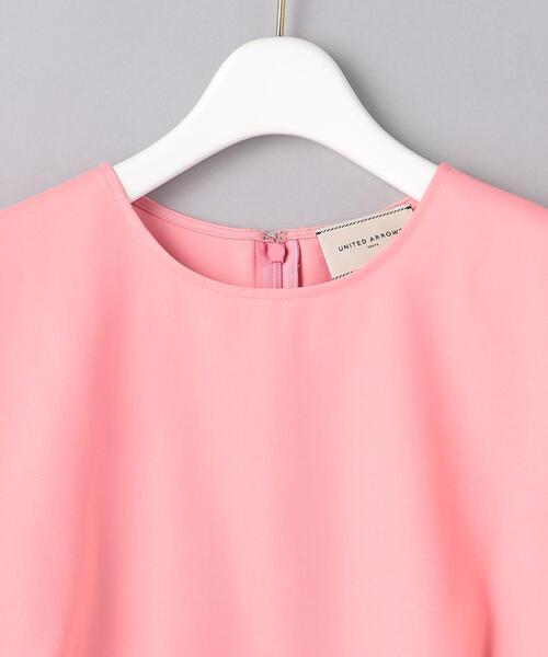 UNITED ARROWS（ユナイテッドアローズ）の「UBC バルーン ショートスリーブ ブラウス◆（シャツ/ブラウス・レディース・ブラック/オフホワイト/ピンク・38/36）」の14枚目の写真