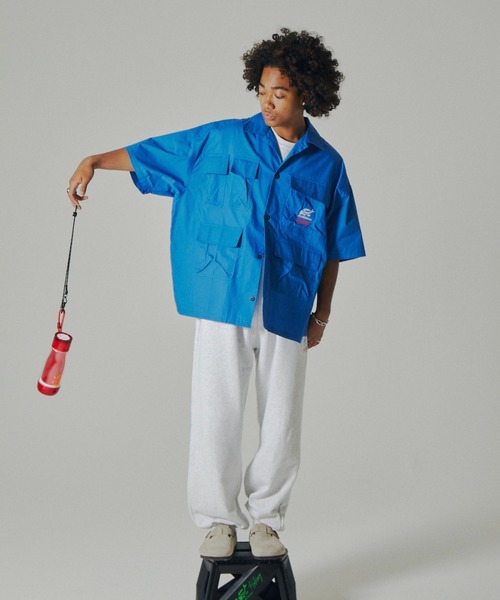 Sourcream(サワークリーム)の「【Sourcream/サワークリーム】FISHスウェットパンツ(スウェットパンツ・メンズ・アッシュグレー/ブラック/グリーン・FREE)」の9枚目の写真