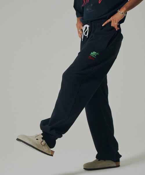 Sourcream(サワークリーム)の「【Sourcream/サワークリーム】FISHスウェットパンツ(スウェットパンツ・メンズ・アッシュグレー/ブラック/グリーン・FREE)」の14枚目の写真