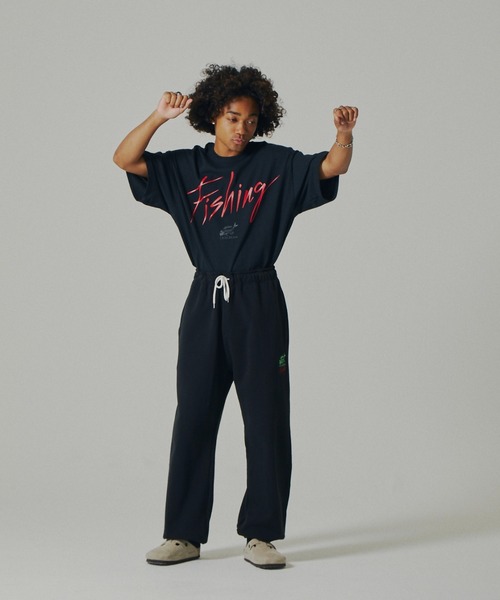 Sourcream(サワークリーム)の「【Sourcream/サワークリーム】FISHスウェットパンツ(スウェットパンツ・メンズ・アッシュグレー/ブラック/グリーン・FREE)」の15枚目の写真