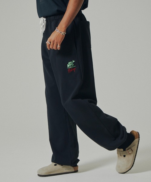 Sourcream(サワークリーム)の「【Sourcream/サワークリーム】FISHスウェットパンツ(スウェットパンツ・メンズ・アッシュグレー/ブラック/グリーン・FREE)」の13枚目の写真