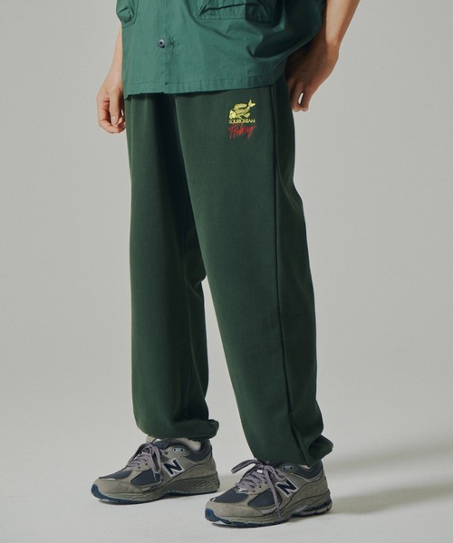 Sourcream(サワークリーム)の「【Sourcream/サワークリーム】FISHスウェットパンツ(スウェットパンツ・メンズ・アッシュグレー/ブラック/グリーン・FREE)」の19枚目の写真