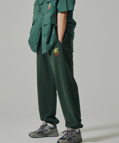 Sourcream(サワークリーム)の「【Sourcream/サワークリーム】FISHスウェットパンツ(スウェットパンツ・メンズ・アッシュグレー/ブラック/グリーン・FREE)」の20枚目の写真