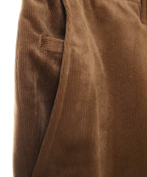 CROWDED CLOSET（クラウデッドクローゼット）の「コーデュロイ調ベルベットパンツ／セットアップ対応／パーティー（スラックス・メンズ・ネイビー/キャメル/ワイン・01/02/03/04）」の14枚目の写真