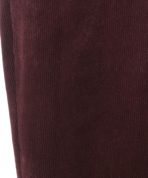 CROWDED CLOSET（クラウデッドクローゼット）の「コーデュロイ調ベルベットパンツ／セットアップ対応／パーティー（スラックス・メンズ・ネイビー/キャメル/ワイン・01/02/03/04）」の6枚目の写真