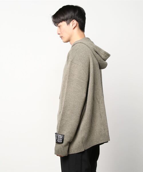 KSUBI（スビ）の「KSUBI DOLLAR KNIT HOODIE  (5000007044)（パーカー・メンズ・カーキ・MEDIUM/LARGE）」の2枚目の写真