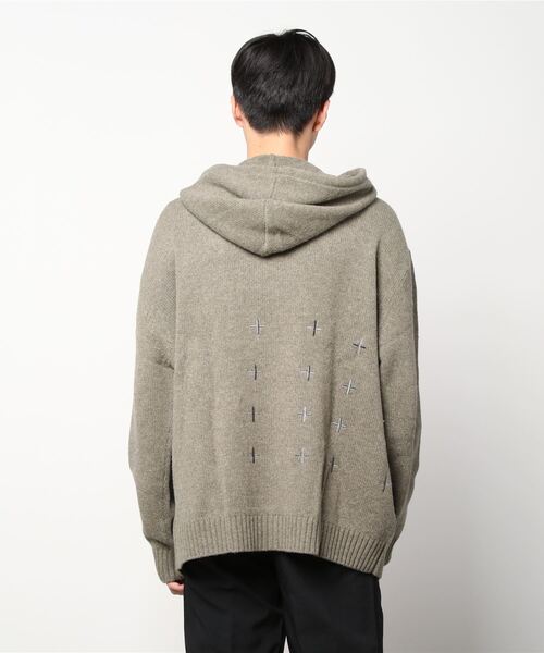 KSUBI（スビ）の「KSUBI DOLLAR KNIT HOODIE  (5000007044)（パーカー・メンズ・カーキ・MEDIUM/LARGE）」の3枚目の写真