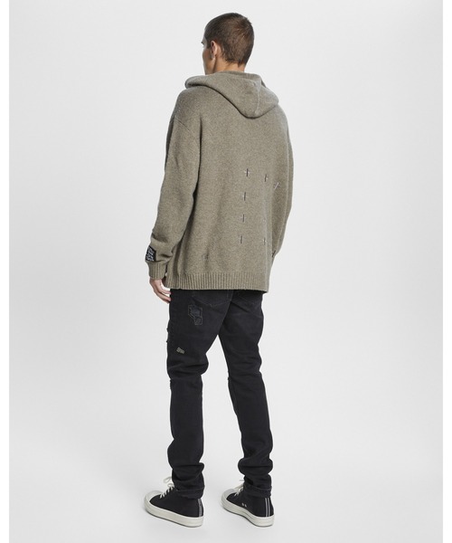 KSUBI（スビ）の「KSUBI DOLLAR KNIT HOODIE  (5000007044)（パーカー・メンズ・カーキ・MEDIUM/LARGE）」の8枚目の写真