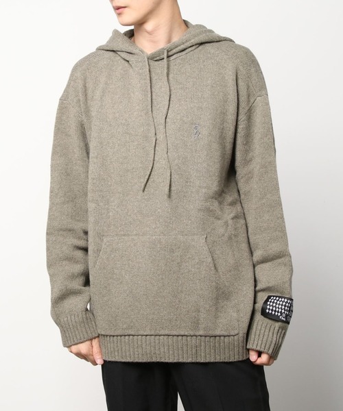 KSUBI（スビ）の「KSUBI DOLLAR KNIT HOODIE  (5000007044)（パーカー・メンズ・カーキ・MEDIUM/LARGE）」の9枚目の写真