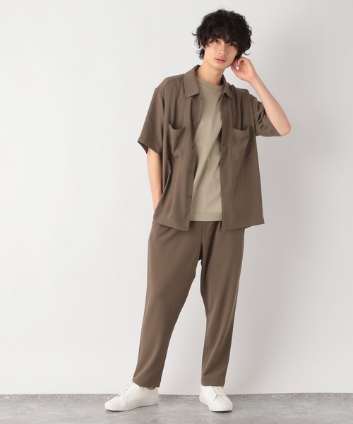 GLOBAL WORK(グローバルワーク)の「ジョーゼットワイドシャツ/954067(シャツ/ブラウス・メンズ・カーキ/ネイビー/チャコールグレー・MEDIUM/LARGE/SMALL)」の7枚目の写真